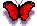 papillon rouge