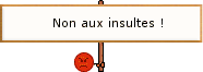 non aux insultes
