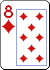 8 de carreau