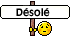désolé